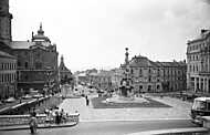 Pécs, Széchenyi tér (1963) vászonkép, poszter vagy falikép