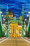 Liberty Bridge, Budapest, Magyarország vászonkép, poszter vagy falikép