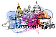 London Art vászonkép, poszter vagy falikép
