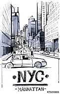 New York Manhattan vászonkép, poszter vagy falikép