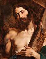 Jézus vállára veszi a keresztet vászonkép, poszter vagy falikép