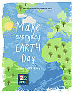 Legyen minden nap a Föld Napja vászonkép, poszter vagy falikép