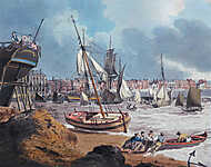 Kikötő Weymouthban vászonkép, poszter vagy falikép