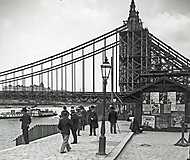 Az épülő Erzsébet híd pesti hídfője (1903) vászonkép, poszter vagy falikép