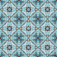 Vintage tile abstract seamless pattern vászonkép, poszter vagy falikép