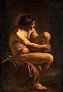 Ülő férfi vászonkép, poszter vagy falikép