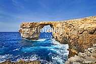 Az Azure Window a Gozo-szigeten, Málta vászonkép, poszter vagy falikép