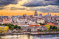 Havana, Cuba downtown skyline. vászonkép, poszter vagy falikép