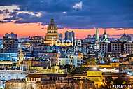 Havana, Cuba Skyline vászonkép, poszter vagy falikép