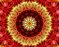 Floral mandala beautiful design vászonkép, poszter vagy falikép