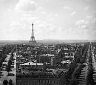 Párizsi látkép a Diadalívről az Eiffel-torony irányába (1931) vászonkép, poszter vagy falikép