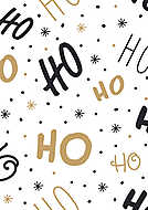 Ho-Ho-Ho Karácsonyi grafika vászonkép, poszter vagy falikép
