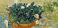 Csendélet tál százszorszépekkel (színverzió 1) vászonkép, poszter vagy falikép