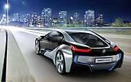 BMW i8 on the Road vászonkép, poszter vagy falikép