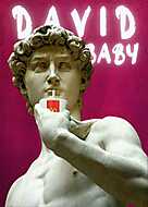 David Baby - Dávid szobor alapján (Barokk & Graffiti) vászonkép, poszter vagy falikép