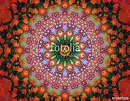 Floral energy mandala vászonkép, poszter vagy falikép