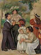A művész családja (1897) vászonkép, poszter vagy falikép