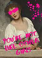 You're not like other girls (Barokk & Graffiti) vászonkép, poszter vagy falikép