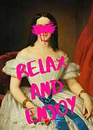 Relax and enjoy 2. (Barokk & Graffiti) vászonkép, poszter vagy falikép