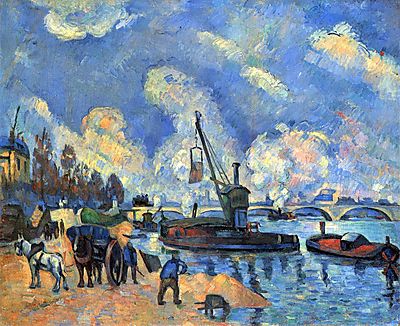 Paul Cézanne:  (id: 500) többrészes vászonkép