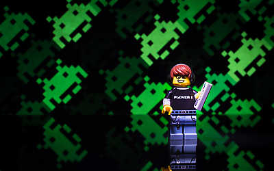 LEGO Charachters - Szilikon-völgyi srác (keretezett kép) - vászonkép, falikép otthonra és irodába