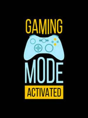 Gaming mode activated (keretezett kép) - vászonkép, falikép otthonra és irodába