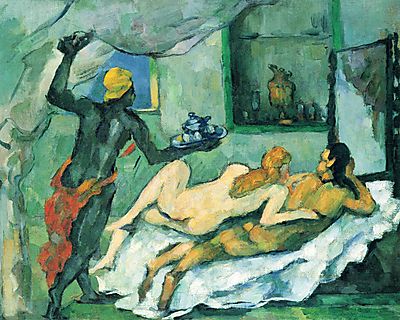 Paul Cézanne:  (id: 402) többrészes vászonkép