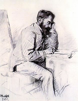 Henri de Toulouse Lautrec:  (id: 1104) falikép keretezve