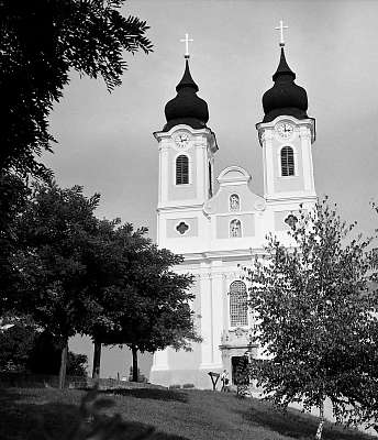 Tihanyi Bencés apátság (1965) (bögre) - vászonkép, falikép otthonra és irodába