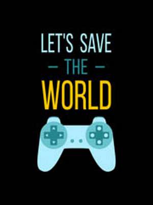 Let's save the world (poszter) - vászonkép, falikép otthonra és irodába