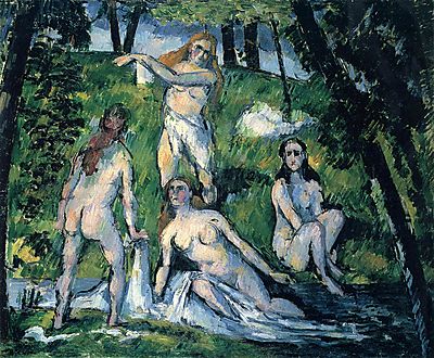Paul Cézanne:  (id: 407) többrészes vászonkép