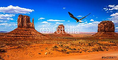 Monument Valley (többrészes kép) - vászonkép, falikép otthonra és irodába