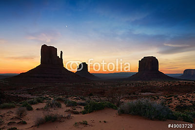 Monument Valley (vászonkép óra) - vászonkép, falikép otthonra és irodába