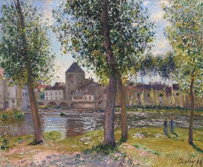 Alfred Sisley:  (id: 20612) többrészes vászonkép