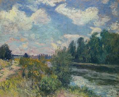 Alfred Sisley:  (id: 20615) többrészes vászonkép