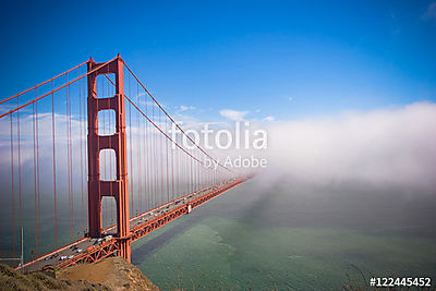 Golden Gate híd (bögre) - vászonkép, falikép otthonra és irodába