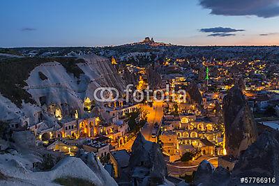 Cappadocia, Törökország tájképe (bögre) - vászonkép, falikép otthonra és irodába