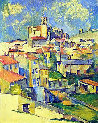 Paul Cézanne:  (id: 417) többrészes vászonkép