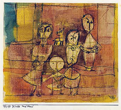 Paul Klee:  (id: 12118) többrészes vászonkép