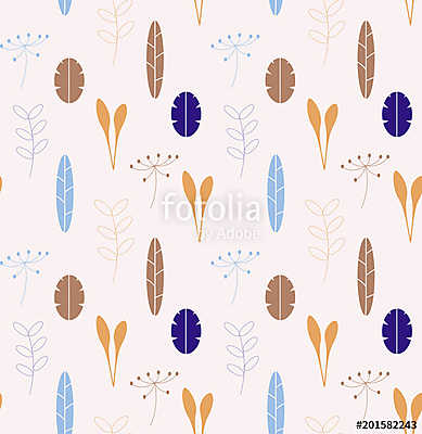 flower pattern background (bögre) - vászonkép, falikép otthonra és irodába