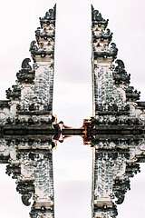 Lempuyang Luhur osztott templom, Bali Indonézia (bögre) - vászonkép, falikép otthonra és irodába