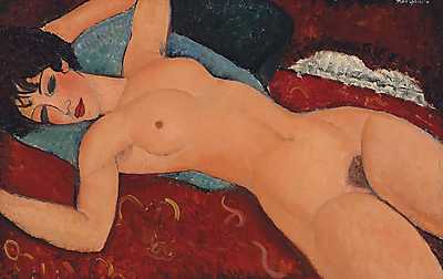 Modigliani:  (id: 13919) falikép keretezve
