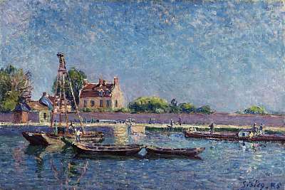 Alfred Sisley:  (id: 20620) többrészes vászonkép