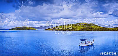 Croatian islands (bögre) - vászonkép, falikép otthonra és irodába