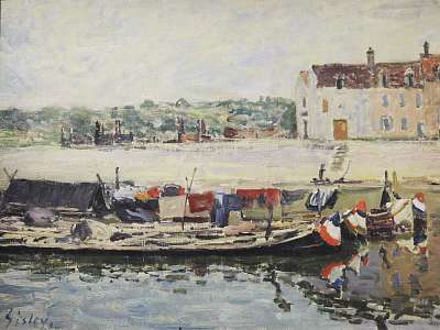 Alfred Sisley:  (id: 20623) többrészes vászonkép