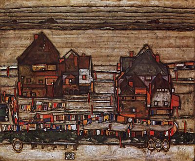 Egon Schiele:  (id: 2427) többrészes vászonkép
