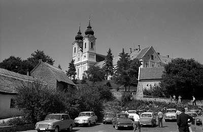 A Tihanyi Bencés Apátság (1972) (többrészes kép) - vászonkép, falikép otthonra és irodába