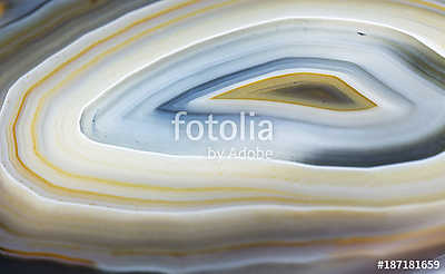 Macro view on agate layers. (poszter) - vászonkép, falikép otthonra és irodába