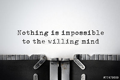 Bölcsesség idézet. Inspiráló idézet egy régi írógépen. (poszter) - vászonkép, falikép otthonra és irodába