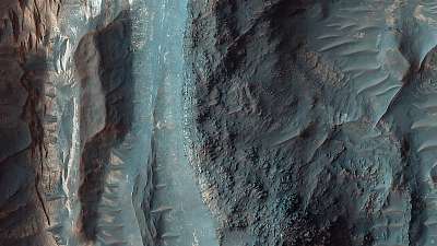 Mars felszín, Gordii Dorsum régió - vászonkép, falikép otthonra és irodába